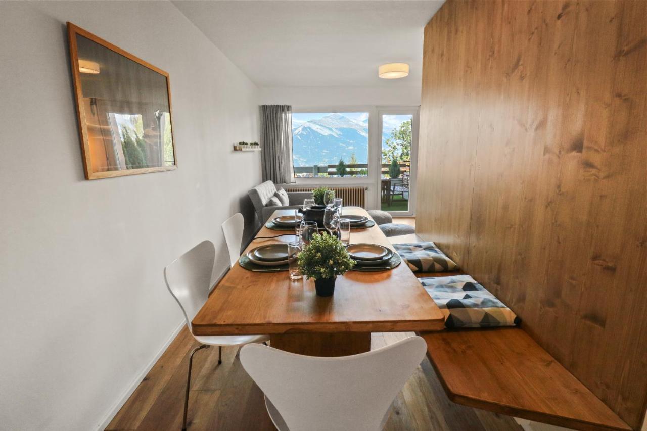 Superbe Appartement Avec Piscine Nendaz Buitenkant foto